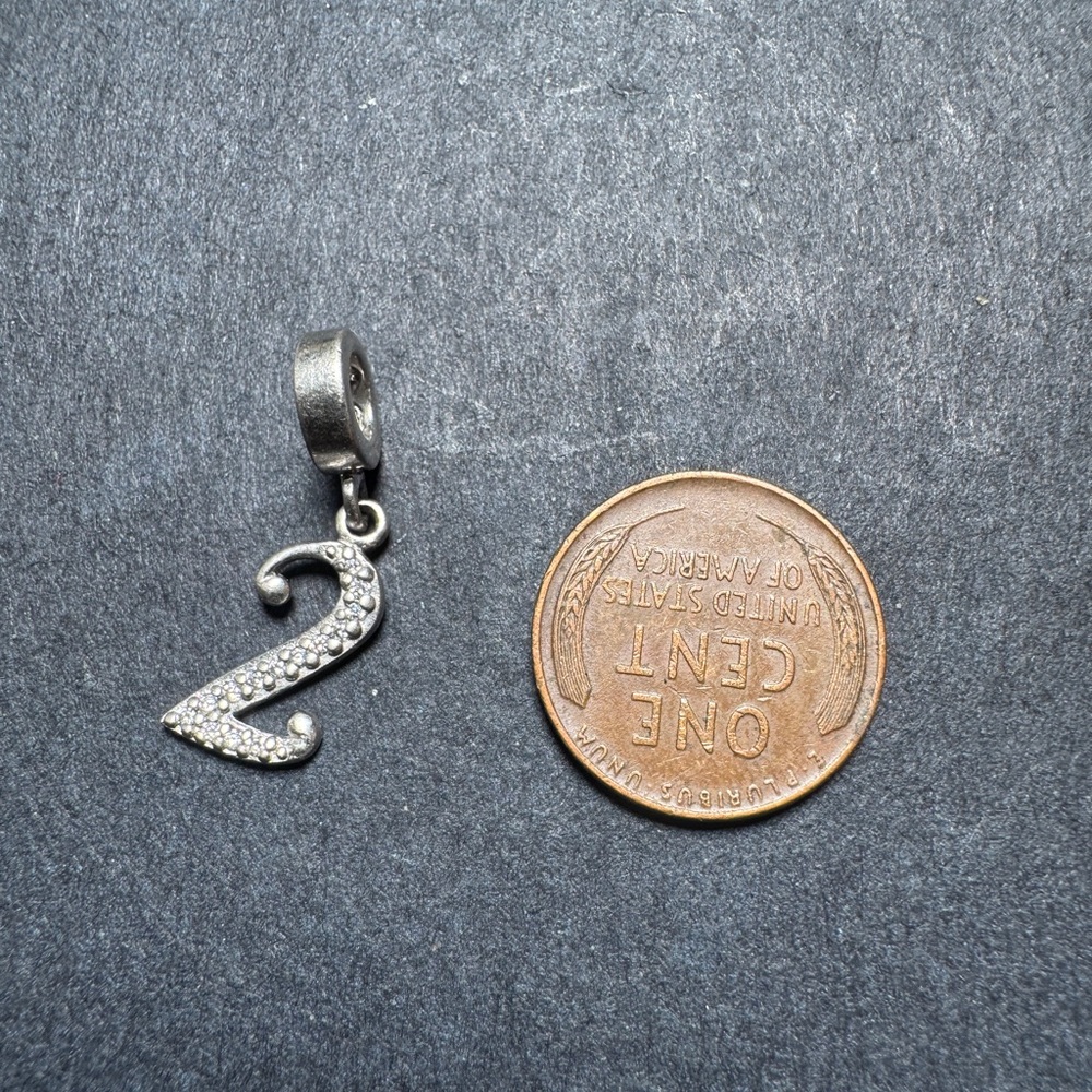 #2 925 Sterling Silver European Style Bead/Charm